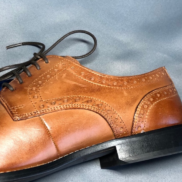 Nunn Bush Men's Shoes Cap Toe Oxford Comfort Gel - Picture 9 of 16